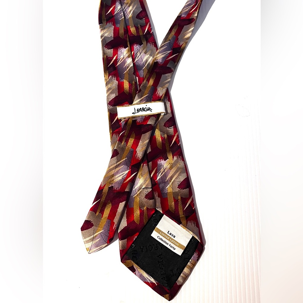J Garcia Lava Limited Edition Collection Forty Silk Necktie